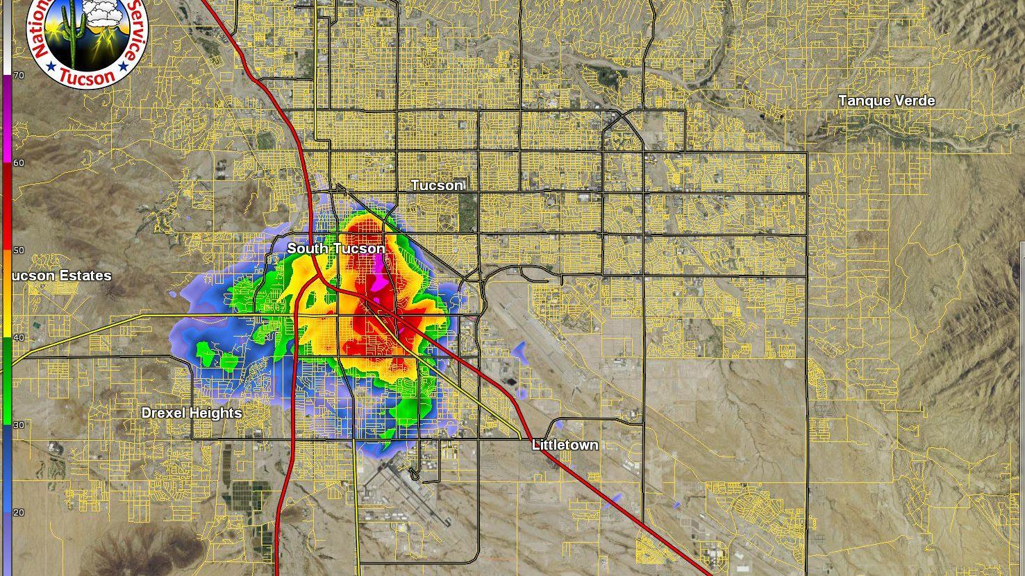 Monsoon storms have arrived to Tucson area